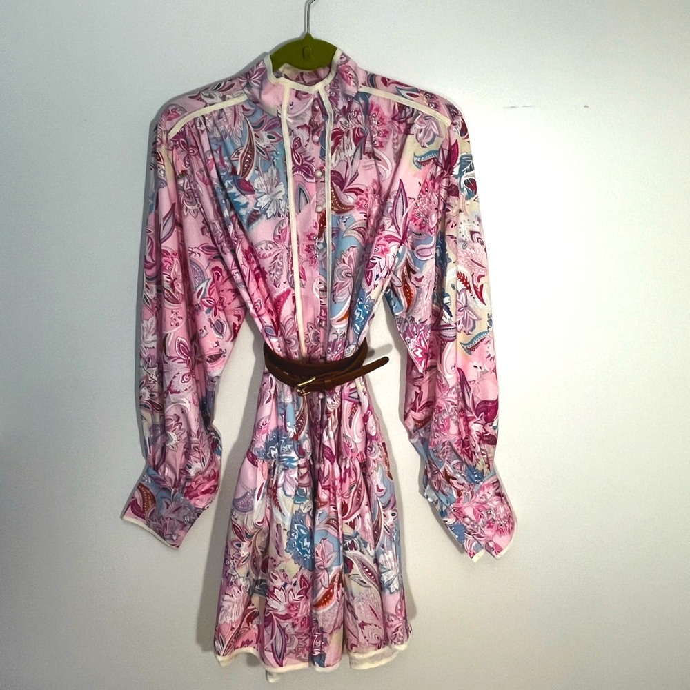 NWT Daria MacPhee Floral and Paisley A-line Dress Zimmerman Lookalike